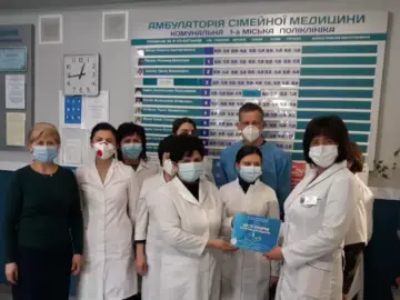 Створення безперешкодного доступу до КНП “1-а міська поліклініка м. Львова” для осіб з фізичними обмеженнями