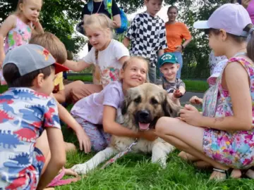Каністерапія – шлях до зцілення для дітей Ізюма та Харкова