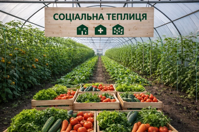 Соціальна теплиця: якісні овочі для соціальних закладів Черкащини