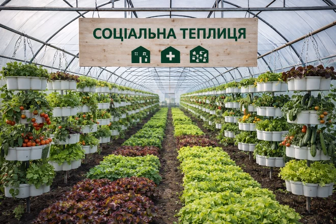 Соціальна теплиця: якісні овочі для соціальних закладів Черкащини