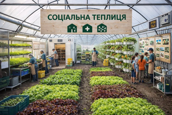 Соціальна теплиця: якісні овочі для соціальних закладів Черкащини